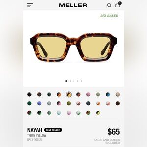 Meller Tigris Yellow Sunglasses